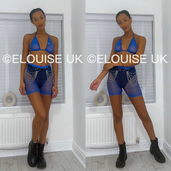 Fishnet cycling shorts outfit sale