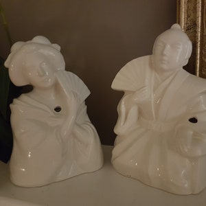 Vintage Japanese Tiki Mug Figurines