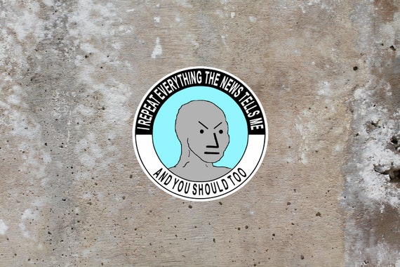 Doomer Wojak Meme Sticker Bundle | Meme Sticker | Vinyl | Various Sizes