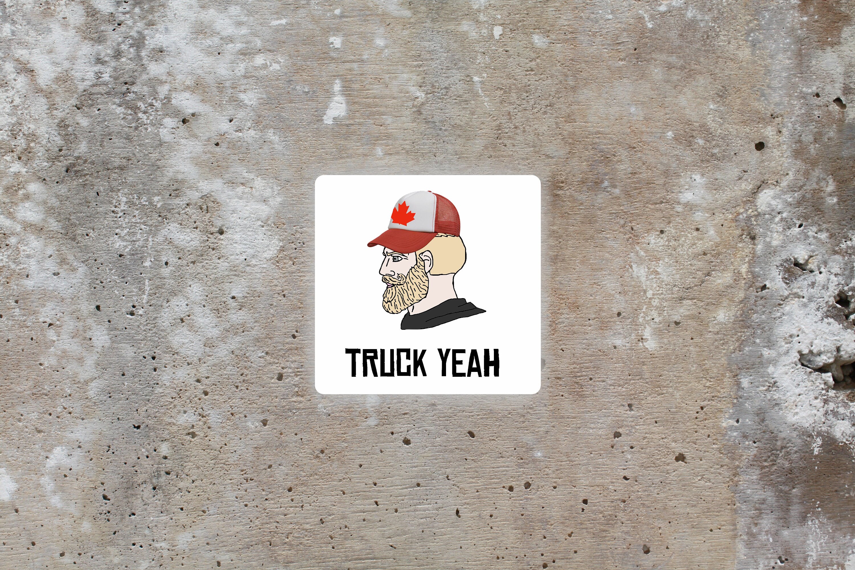 Giga Chad Meme Decal Sticker Chad Thundercock Meme Sticker Meme Gifts 