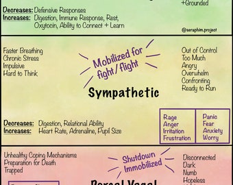 2PK Polyvagal Nervous System States Reference Sheet