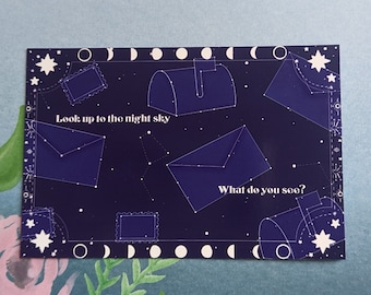 Space Mail Astronomy Postcard