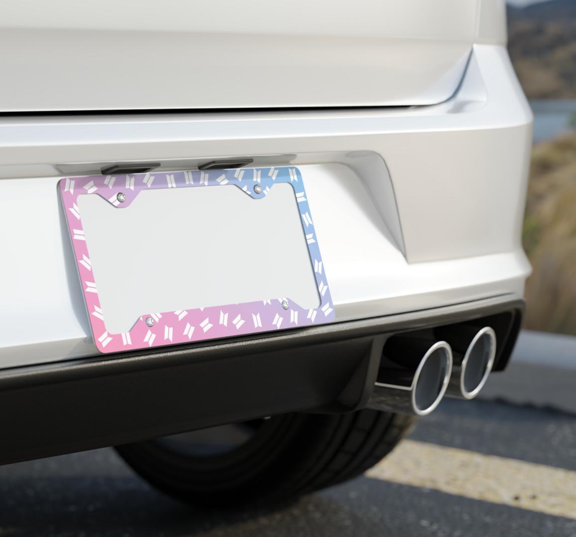 BTS Bangtan OT7 Car License Plate Frame Jungkook Jin Namjoon Yoongi Taehyung Jimin Hobi