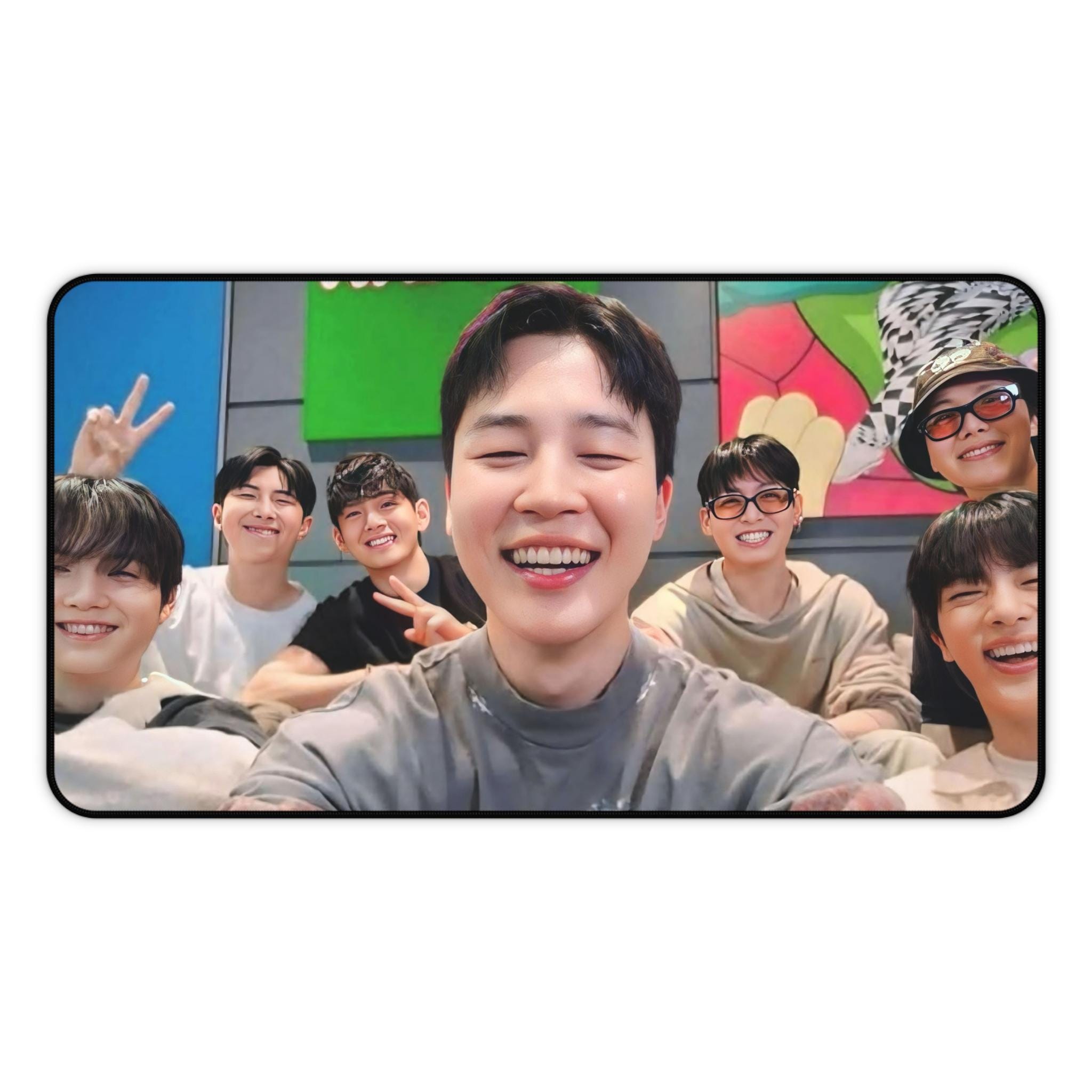 BTS Bangtan Desk Mat Mouse Pad Computer