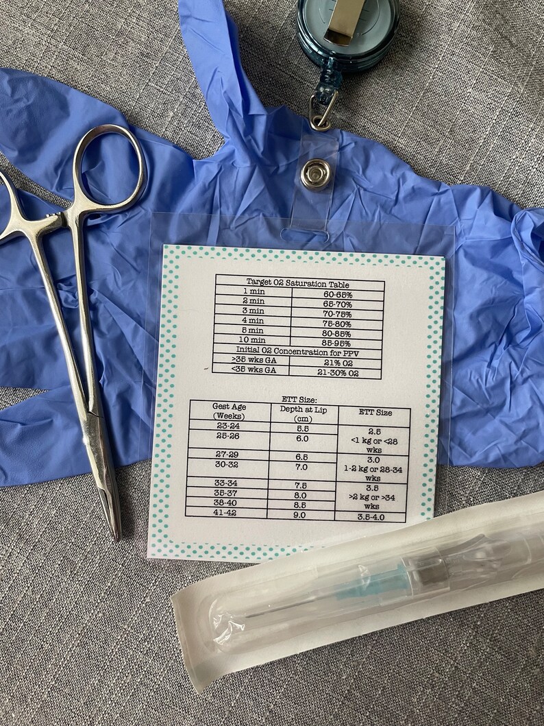 NRP Badge Buddy Programme de réanimation néonatale 8e Etsy France