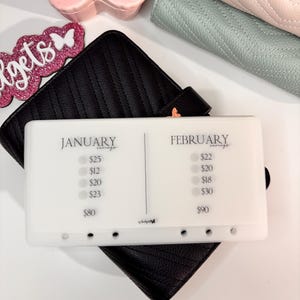 A6 Monthly Savings Challenge, A6 Monthly Savings, 1k Monthly Savings Challenge