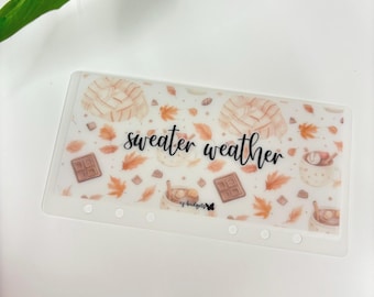 Fall Vellum Cash Envelopes: A6, A7 Sizes
