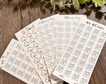 A6 Holidays savings challenges, christmas savings challenge, Halloween Savings Challenge, Mothers day