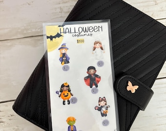 A6 Halloween Savings Challenge: Budget Binder Insert
