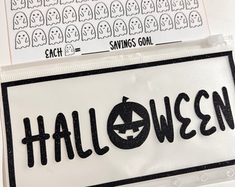 Halloween savings challenge, Savings challenge, budget binder savings challenge, challenge for cash stuffing