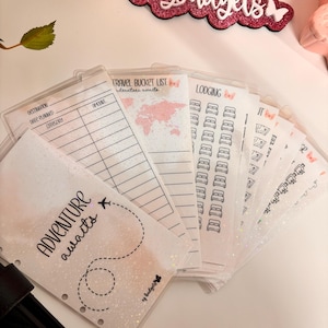 A6 Travel Savings | Travel Savings Challenge | Build your own travel binder
