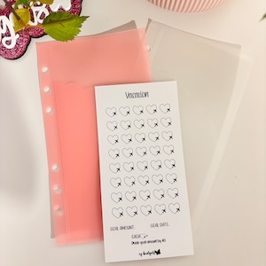 A6 vacation sinking fund, savings challenge tracker, Re usable savings challenge, kids savings challenge
