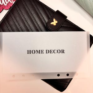 A6 Custom envelopes, Vellum cash envelopes, A7 Cash envelopes, Frosted Cash envelopes