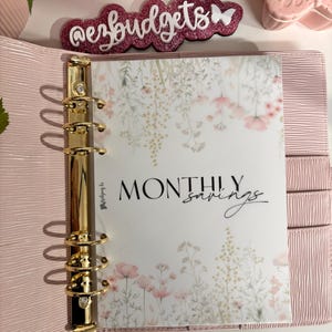 A5 Monthly Savings Challenge, A5 Monthly Savings Binder, 2K Monthly Savings Challenge