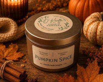 Vela de soja con aroma a calabaza y especias de 227 g (8 oz)