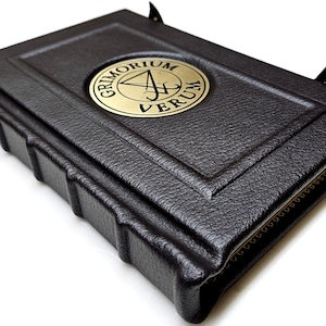 Grimorium Verum: Leather Bound 1st Edition Grimoire, Devil Demon Occult Book 6 image 1