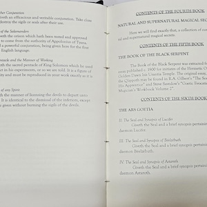 Grimorium Verum: Leather Bound 1st Edition Grimoire, Devil Demon Occult Book 6 image 11