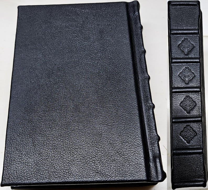 Greater and Lesser Keys Of Solomon GOETIA Demon Leather Bound Grimoire Rare Book image 4
