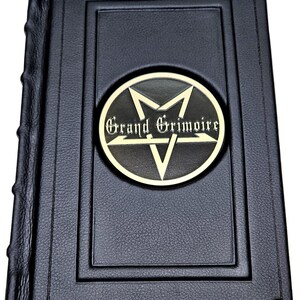 Leather Book Grand Grimoire 1st Edition Numbered Limited Signed Leather-Bound Red Dragon image 2
