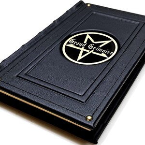Leather Book Grand Grimoire 1st Edition Numbered Limited Signed Leather-Bound Red Dragon image 3
