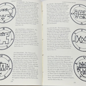 Greater and Lesser Keys Of Solomon GOETIA Demon Leather Bound Grimoire Rare Book image 19