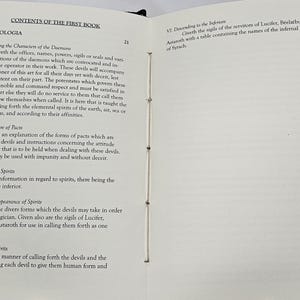 Grimorium Verum: Leather Bound 1st Edition Grimoire, Devil Demon Occult Book 6 image 8
