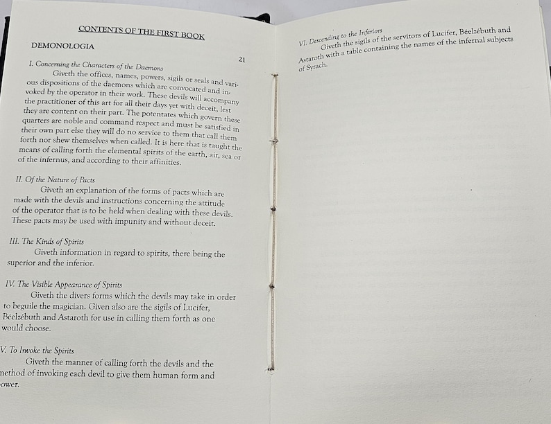 Grimorium Verum: Leather Bound 1st Edition Grimoire, Devil Demon Occult Book 6 image 8