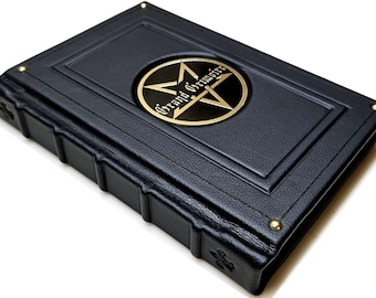 Leather Book Grand Grimoire 1st Edition Numbered Limited Signed Leather-Bound Red Dragon