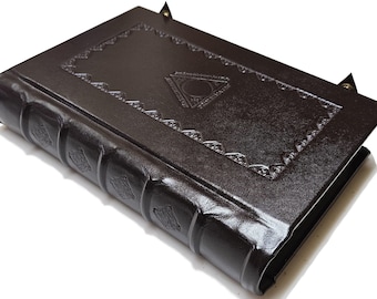 Greater and Lesser Keys Of Solomon GOETIA Demon Leather Bound Grimoire Rare Book