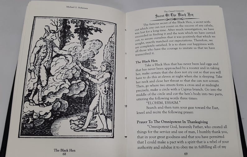 Leather Book Grand Grimoire 1st Edition Numbered Limited Signed Leather-Bound Red Dragon image 11