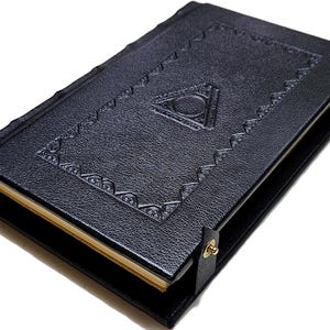 Greater and Lesser Keys Of Solomon GOETIA Demon Leather Bound Grimoire Rare Book image 3