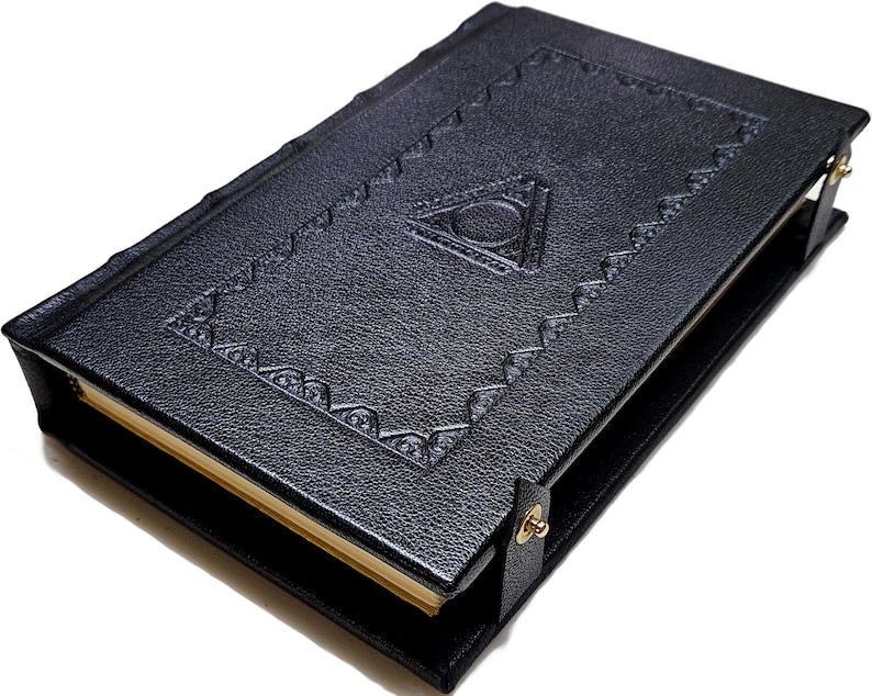 Greater and Lesser Keys Of Solomon GOETIA Demon Leather Bound Grimoire Rare Book image 3