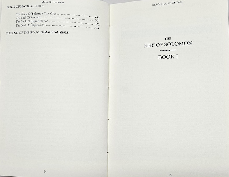 Greater and Lesser Keys Of Solomon GOETIA Demon Leather Bound Grimoire Rare Book image 12