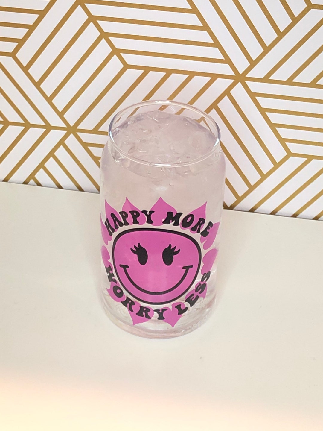 Color Changing Glass Can Iced Coffee Cup Soda Shaped Glass Glass Cup