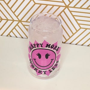 Farbwechselglas Dose | Eisbecher | Sodaförmiges Glas | Glastasse mit Deckel | Bierkanne Libbey Glas