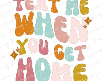 Sudadera con capucha oversize png para la parte posterior de la sudadera, Text Me When You Get Home png, Boho Designs, Png Designs, Hippie Png, Boho design, Boho png