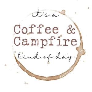 Camping png, Caffè e falò download digitale, Camplife png, Camping Clip Art, Coffelife pod download istantaneo