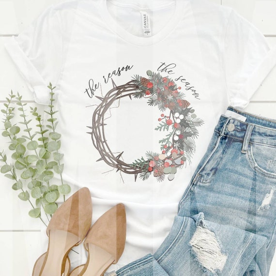 Jesus The Reason for the Season Bible Verse Christian Faith T-Shirts Jesus The Reason for the Season Bible Verse Christian Faith T-Shirts