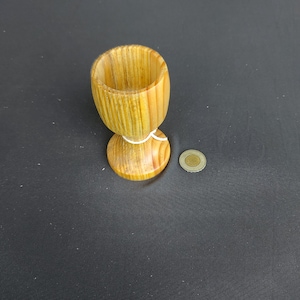 Elevate Your Wine Tasting Experience with a Cedar Wine Cup | Handcrafted Rustic Wooden Goblet for a Unique and Natural Sip | Drinking Vessel