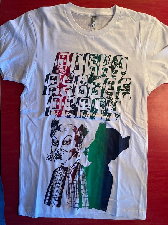 Punky Reggae Party Catgirl T-shirt - White (XL) - Etsy