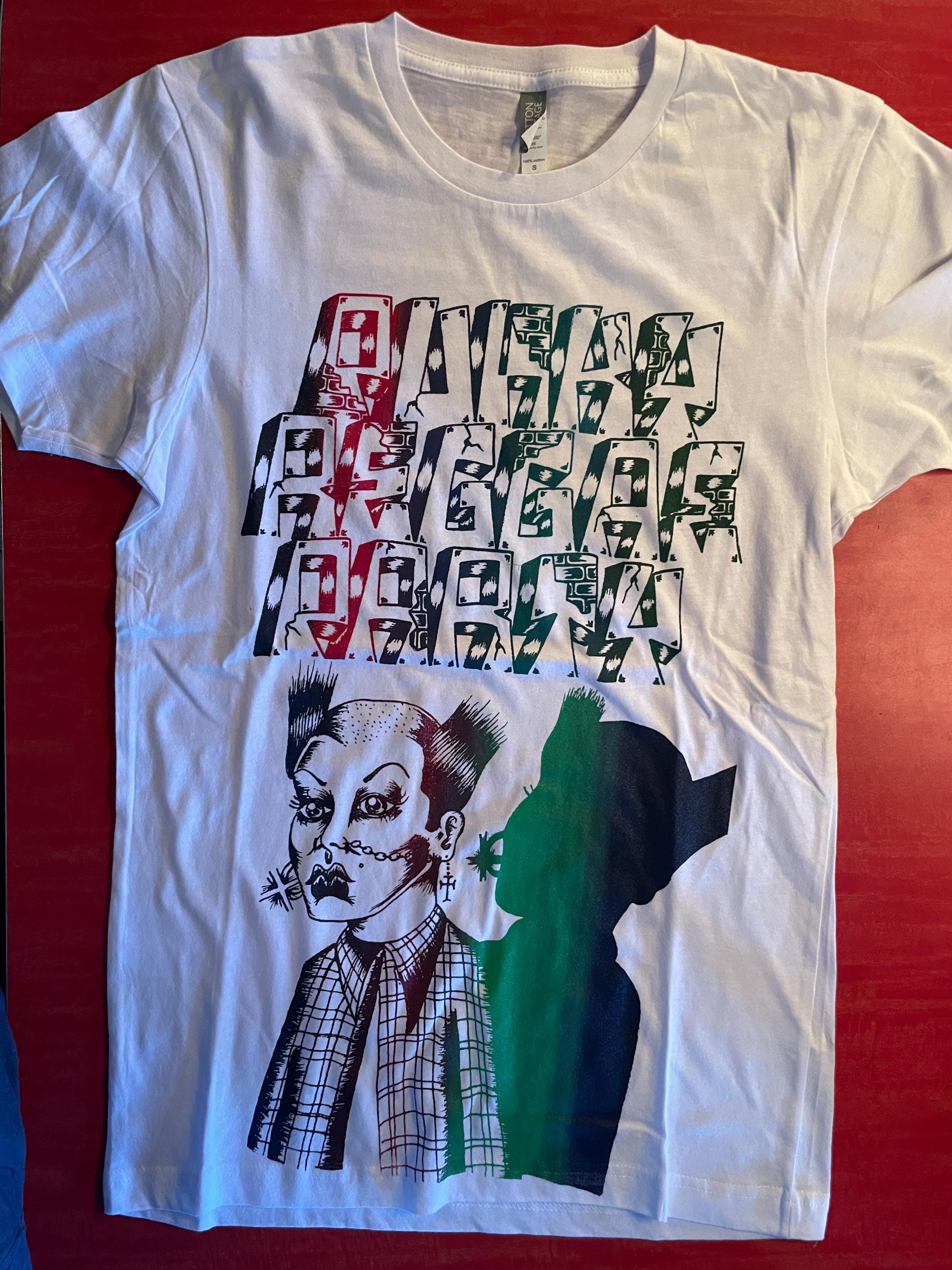 Punky Reggae Party Catgirl T-shirt - White (XL) - Etsy