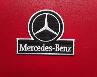 Mercedes Benz Brand Logo Racing Sponsor Embroidered Iron On/Sew On Patch Badge