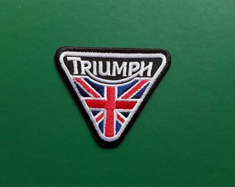 4" x 1.75"  Free Std Shipping Classic Triumph Vest/Jacket Patch