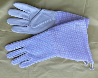 Beekeeper gloves whole ventilated, goatskin leather