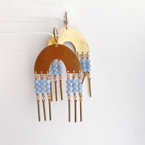 Rainbow Arch Statement Earrings