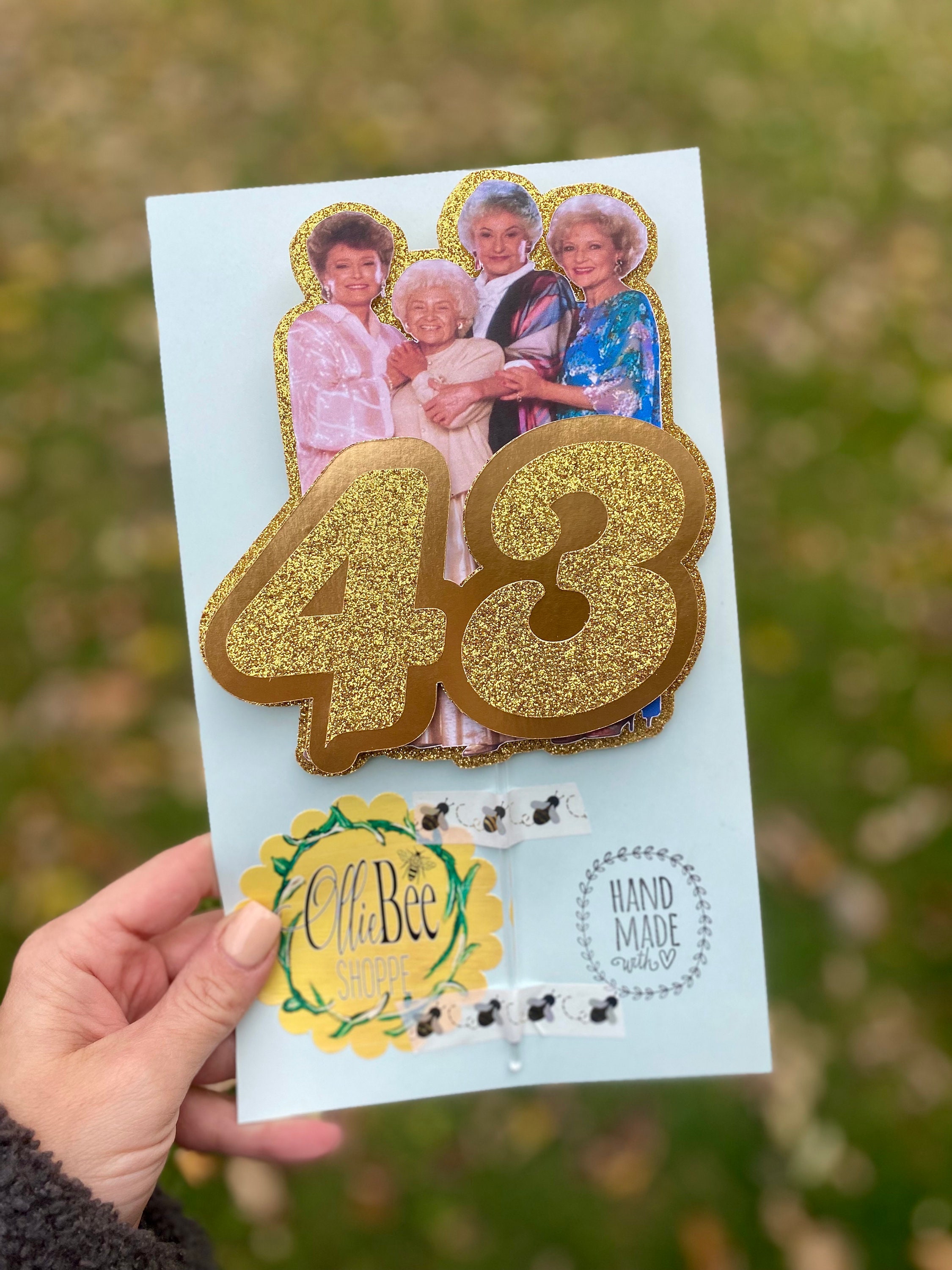 Personalized Golden Girls Cake Topper for Any Occasion Etsy