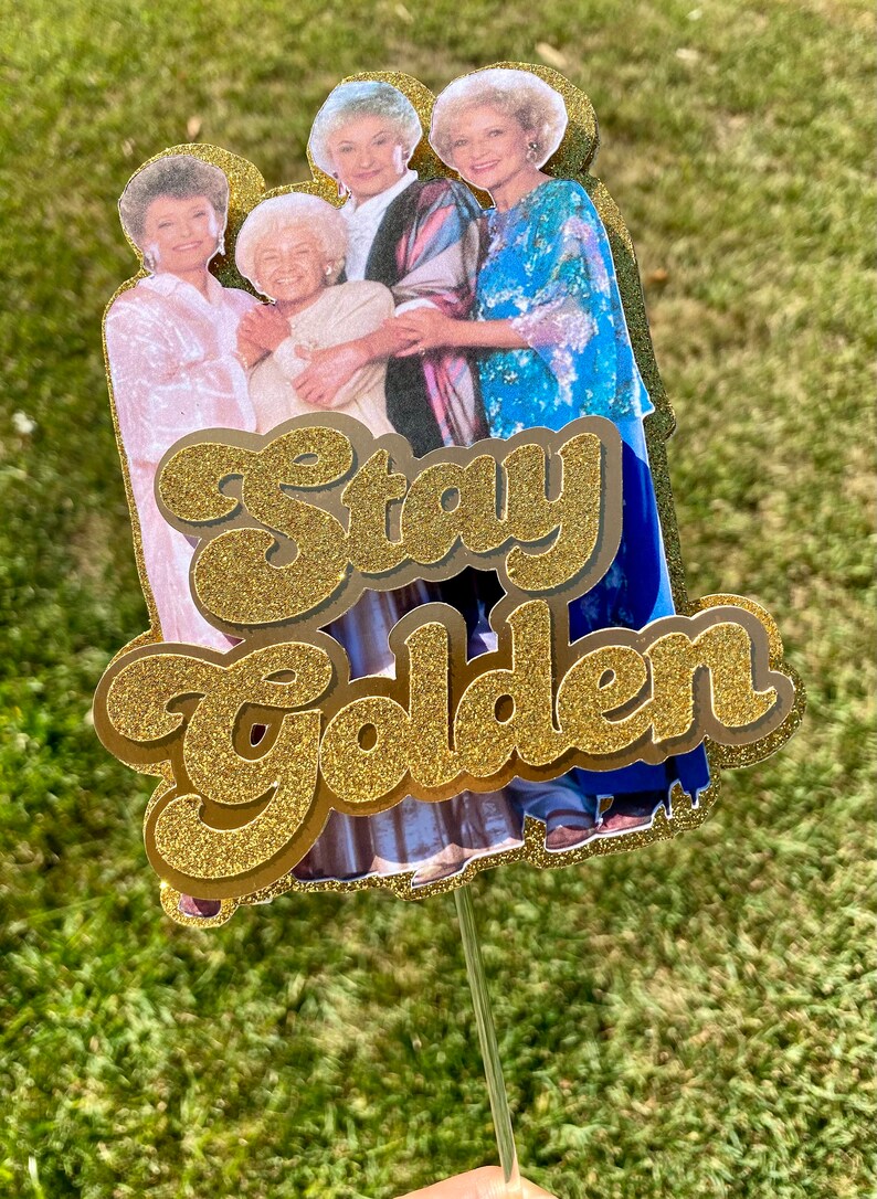 Personalized Golden Girls Cake Topper for Any Occasion Etsy