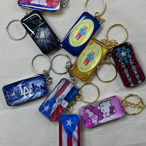 Dominoes Keychain