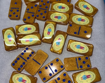 Puerto Rico Seguimo Aqui Dominoes set