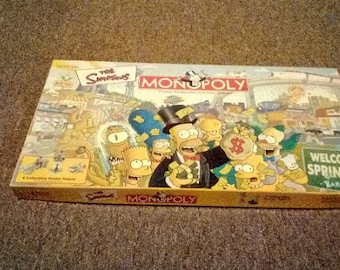 Monopoly The Simpsons Board Game | Based on Fox Series The Simpsons | Collectible Simpsons Merchandise.